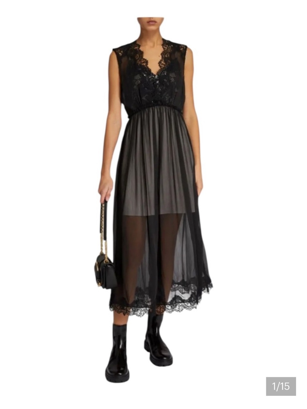 All Saints Sara lace maxi